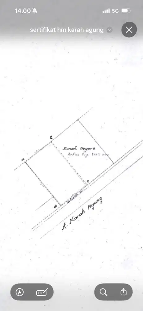 Dijual tanah strategis luas 240m2