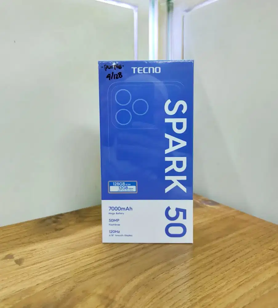 PROMO TECNO SPARK 50 4/128 NEW GARANSI RESMI