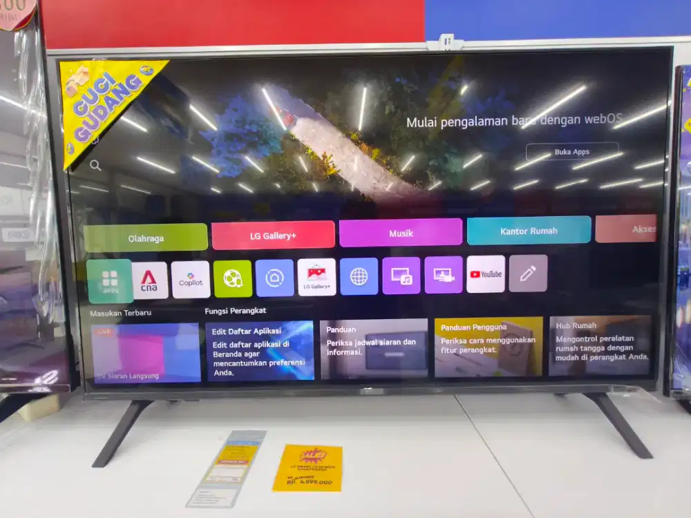 PROMO Smart TV LG 50 Inch 50UA7550PSA 4K UHD Ex Display
Bisa Cicilan