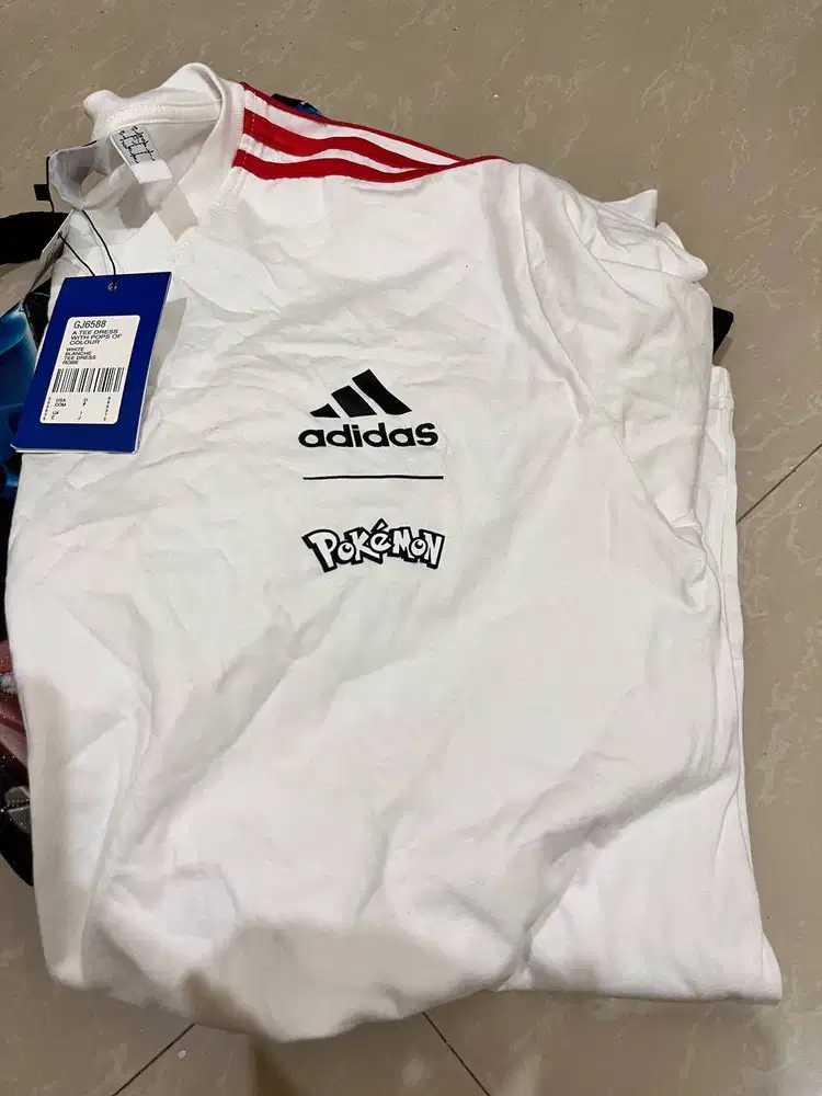 Kaos Adidas Pokemon Original Kondisi Baru