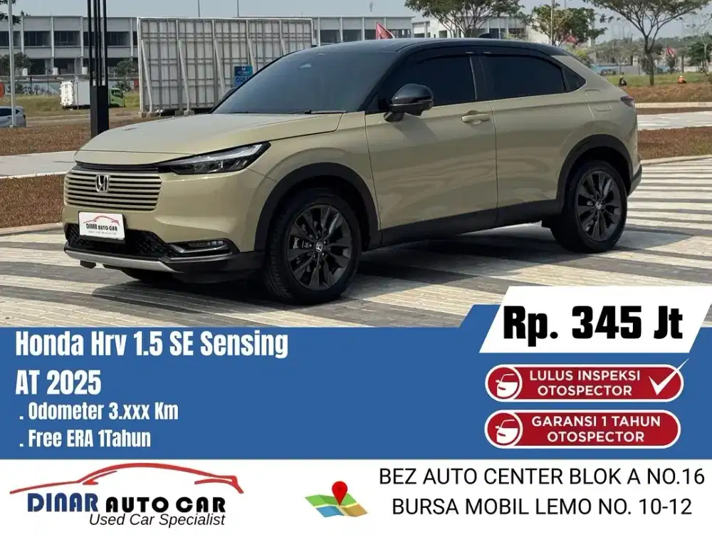 (3Rb) New HRV HR-V HR V E Plus SE Sepecial Edition 2025 *Dinar Auto*