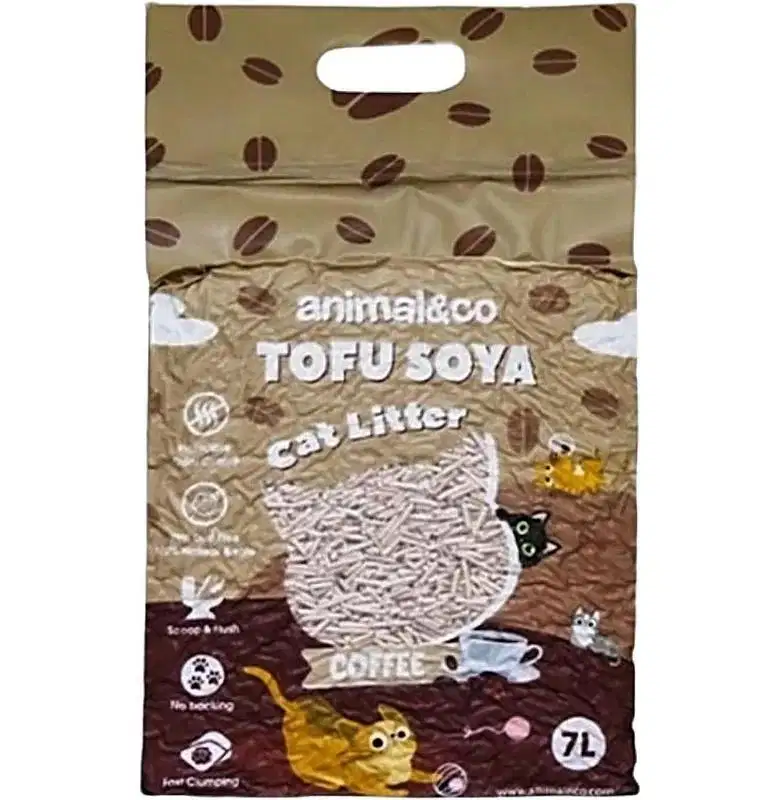 Animal & Co Cat Litter Pasir Kucing Tofu Soya 7 Liter