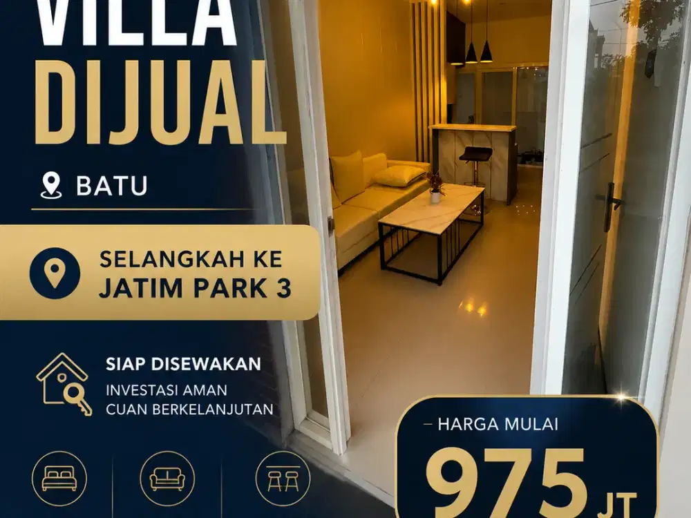 Villa Eksklusif Kota Batu Akses Mudah ke Jatim Park 3