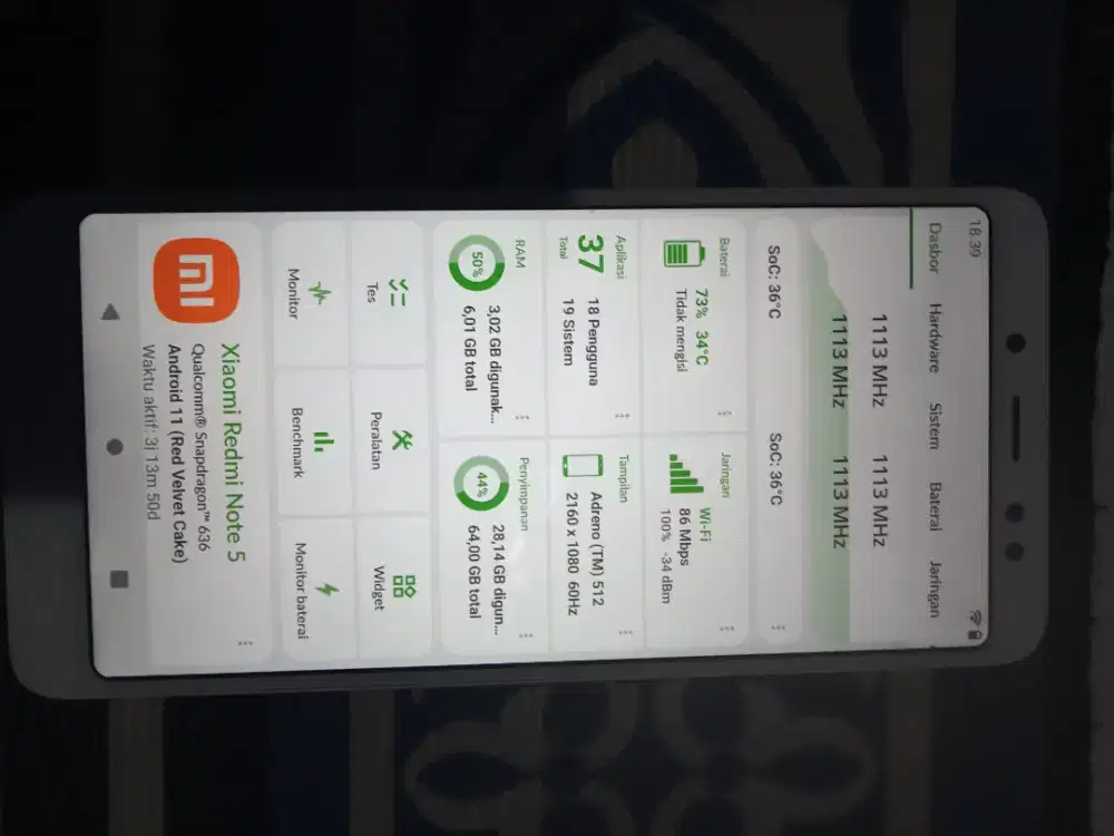 Xiomi redmi note 5 (6/64)