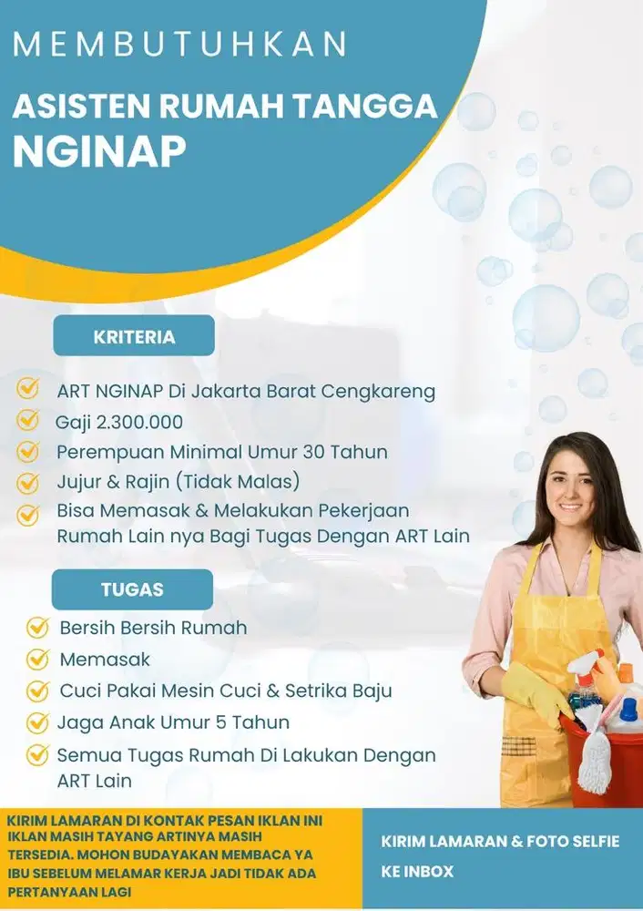 Membutuhkan art nginap