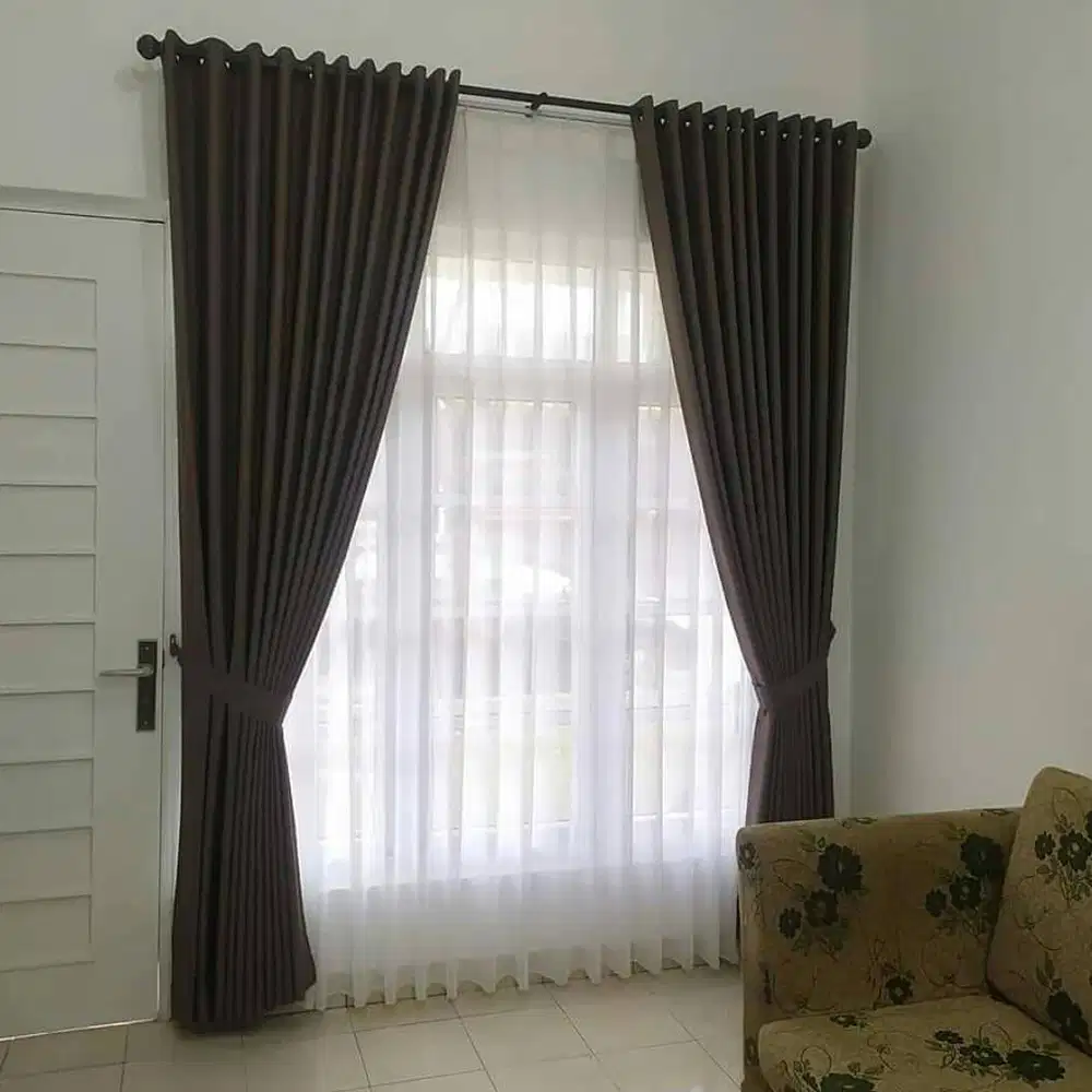 Pemasangan Gorden Blackout Pasang Skat Klinik Hordeng Gordyn Vitrase