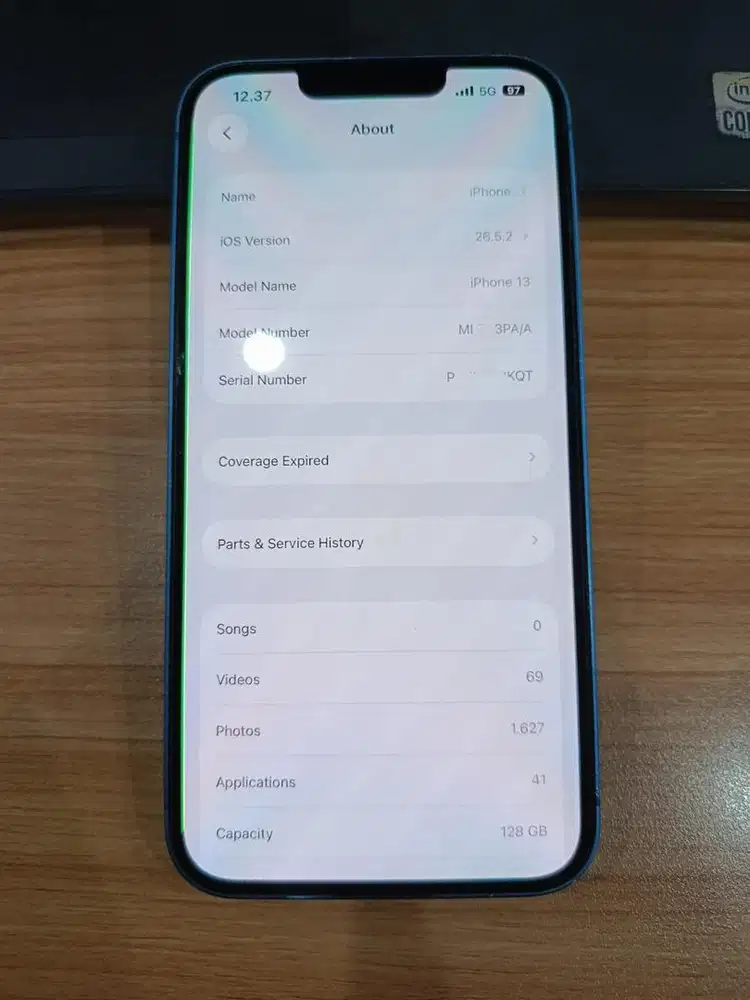 Iphone 13 128GB ex iBox Minus bisa TT
