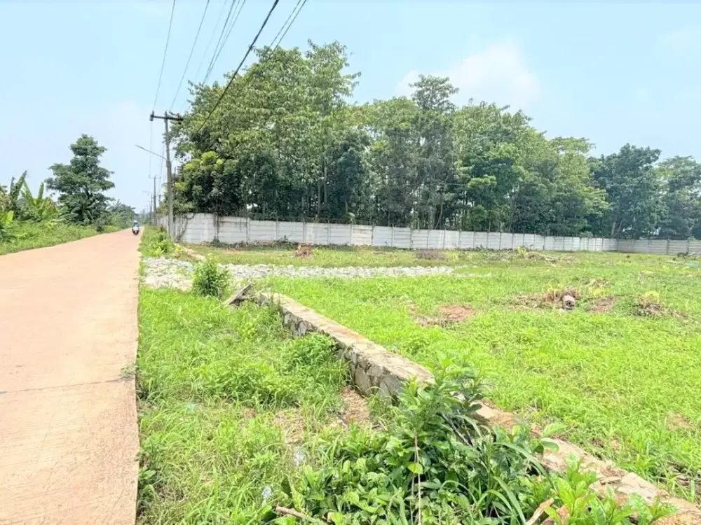 Akses Dekat Perum HIERA BSD, Tanah Murah Tepi Jalan Aspal