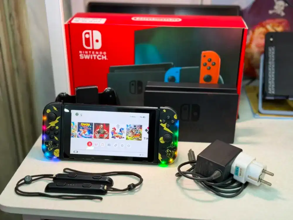 Nintendo Switch V2 Joycon RGB 400GB Fullgame