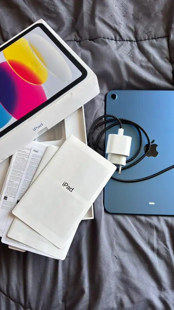Dijual Cepat iPad 2025 A16 128GB Wi-Fi Blue Mulus 99.9% BH 100%