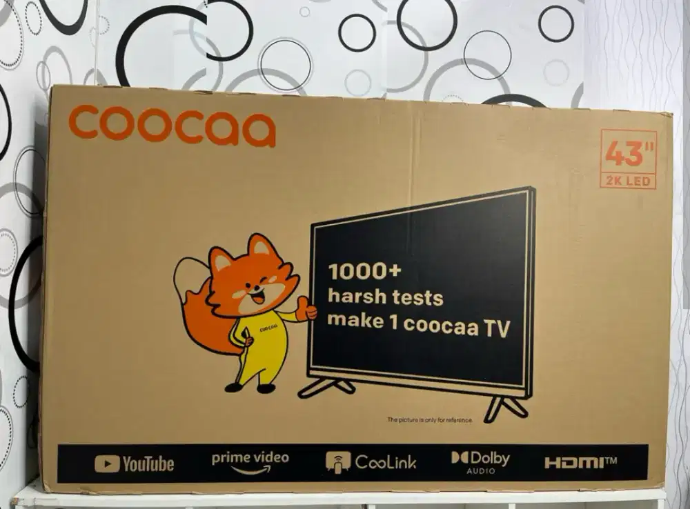 Di jual TV coocaa 43 Inc baru