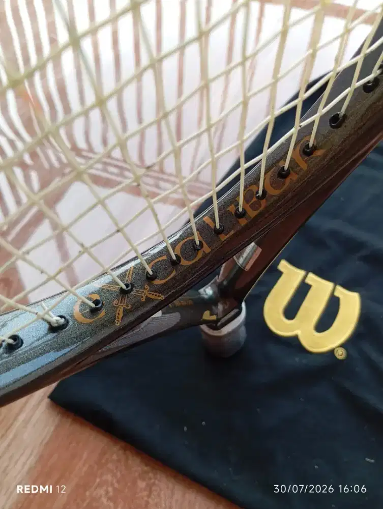 Raket tennis wilson Excalibur seken original tenis