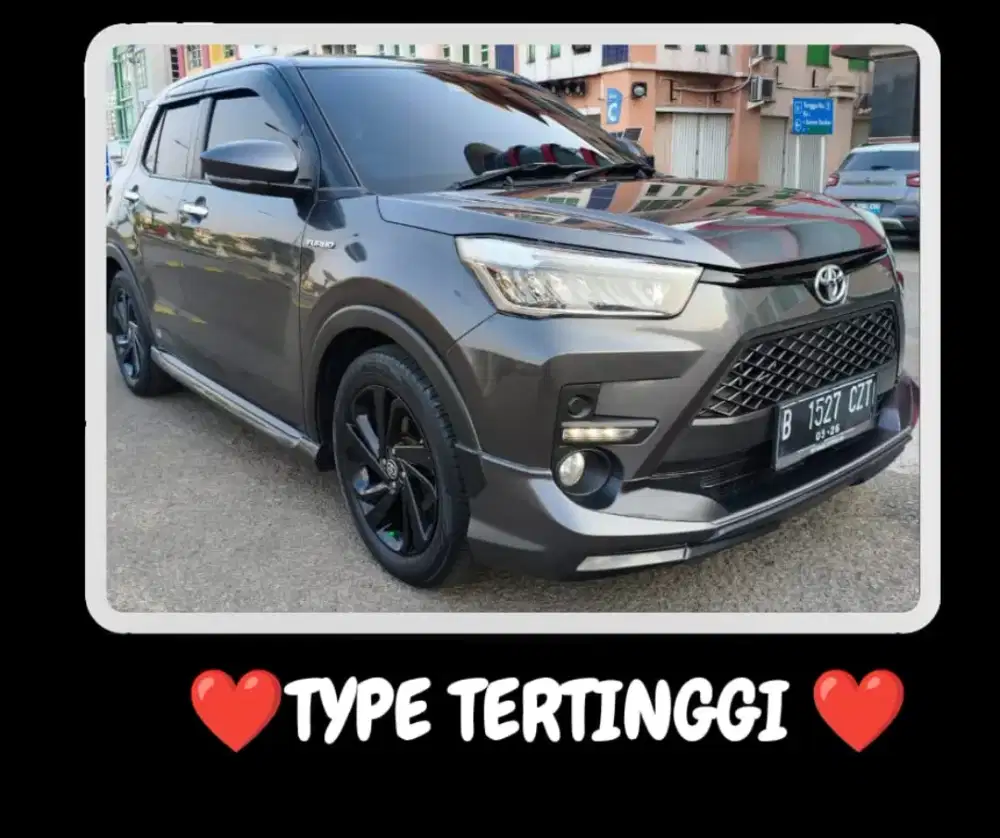 Raize Turbo GR TSS AT 21 TDP30 Toyota Raise 1.0 GR SPORT Matic 2021