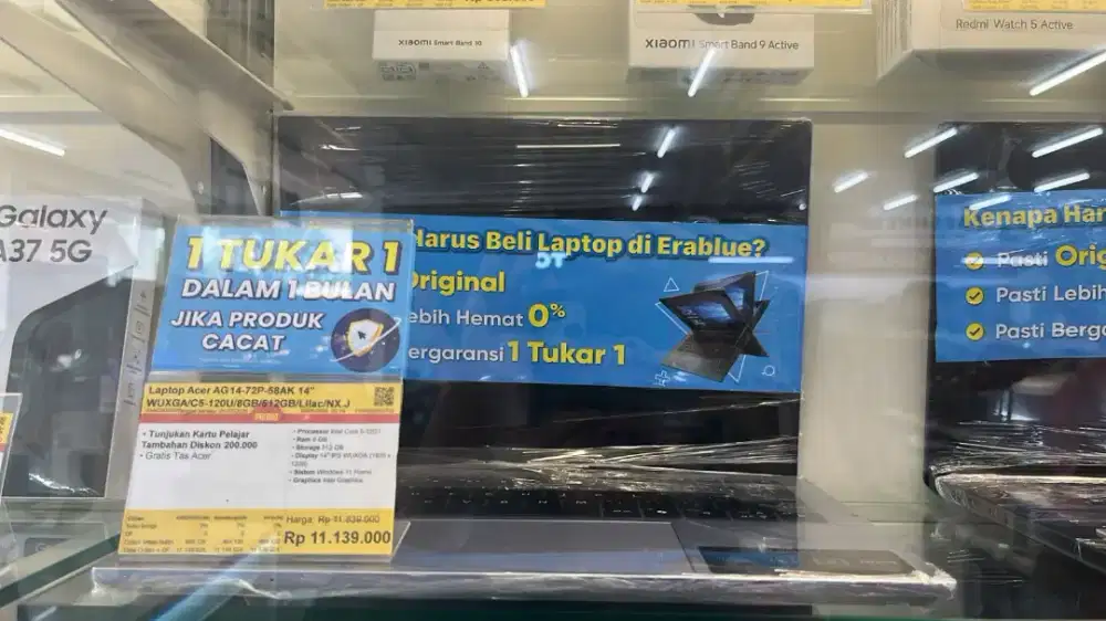 Laptop Acer 8 256 gb core i3