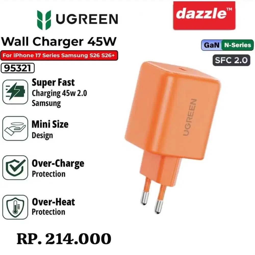 UGREEN WALL CHARGER 45W