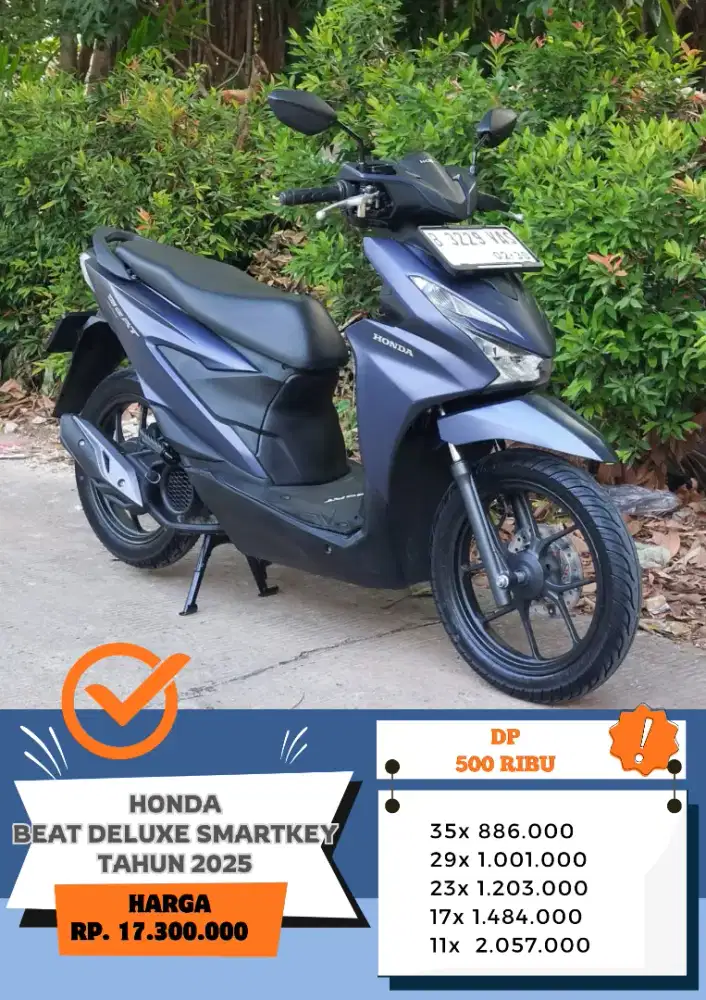 HONDA BEAT DELUXE SMARTKEY TAHUN 2025