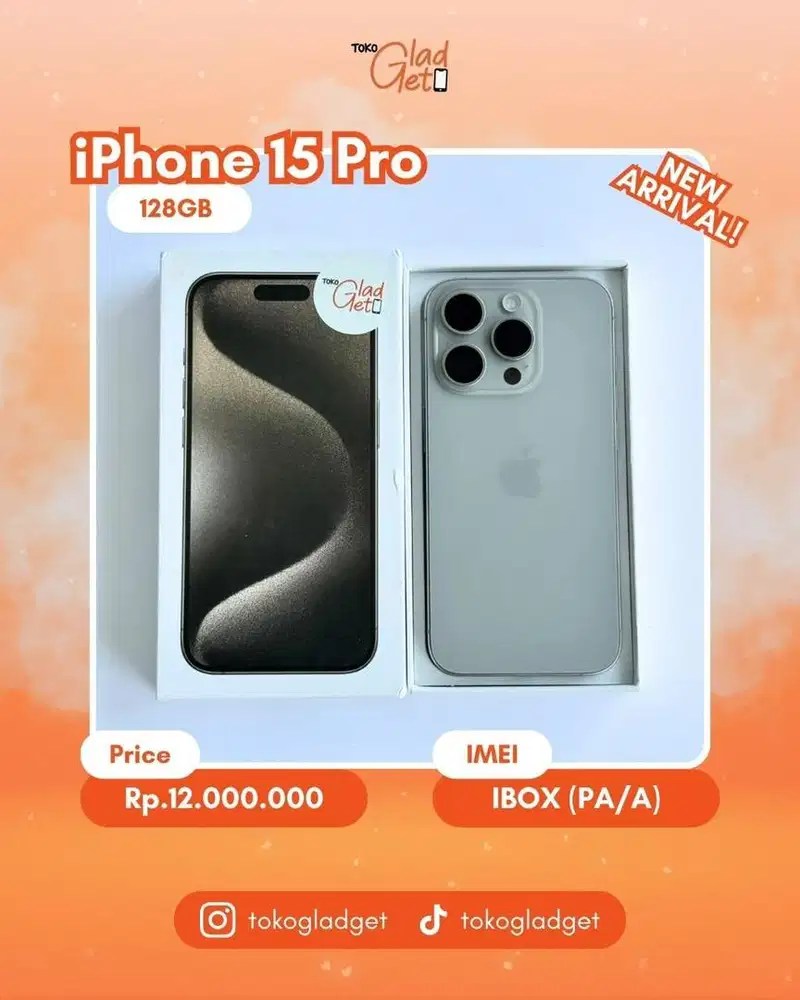 iPhone 15 Pro 128 Gb ex IBOX