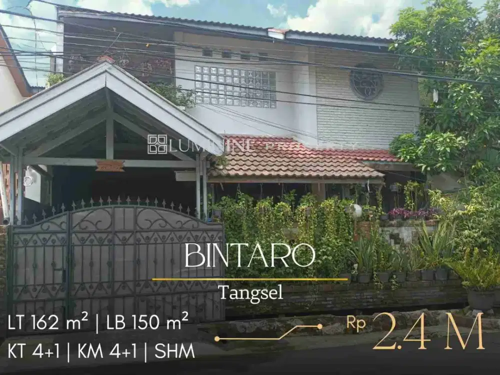 RUMAH 2 LT DI KURICANG BINTARO SEKTOR 3A TANGSEL