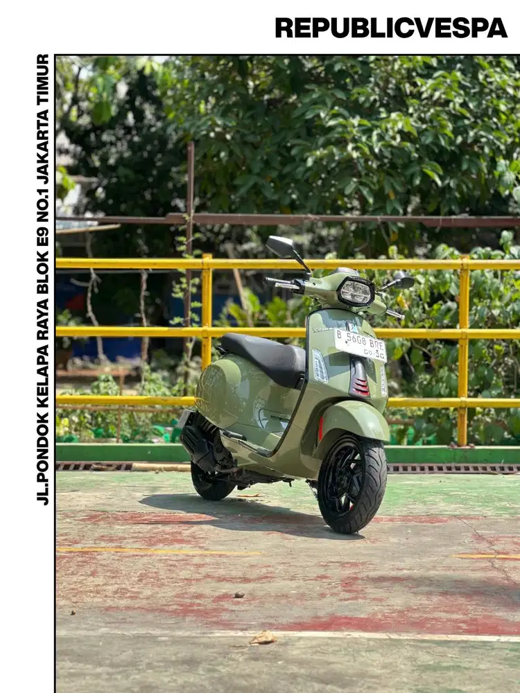 TERMURAH PIAGGIO VESPA SPRINT S150 NEWMODEL TH 2025 GREEN TENANCE