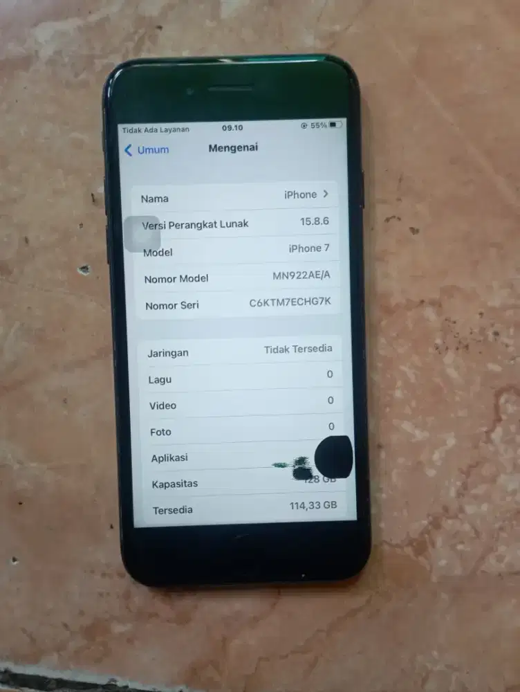 iphone 7 128gb hitam