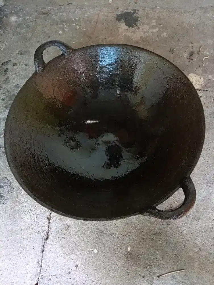Kuali besi utk mie dan nasi goreng