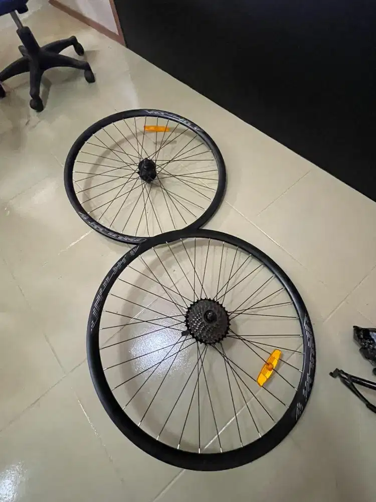 Wheelset 700c bawaan sepeda Exotic 2708 HR
