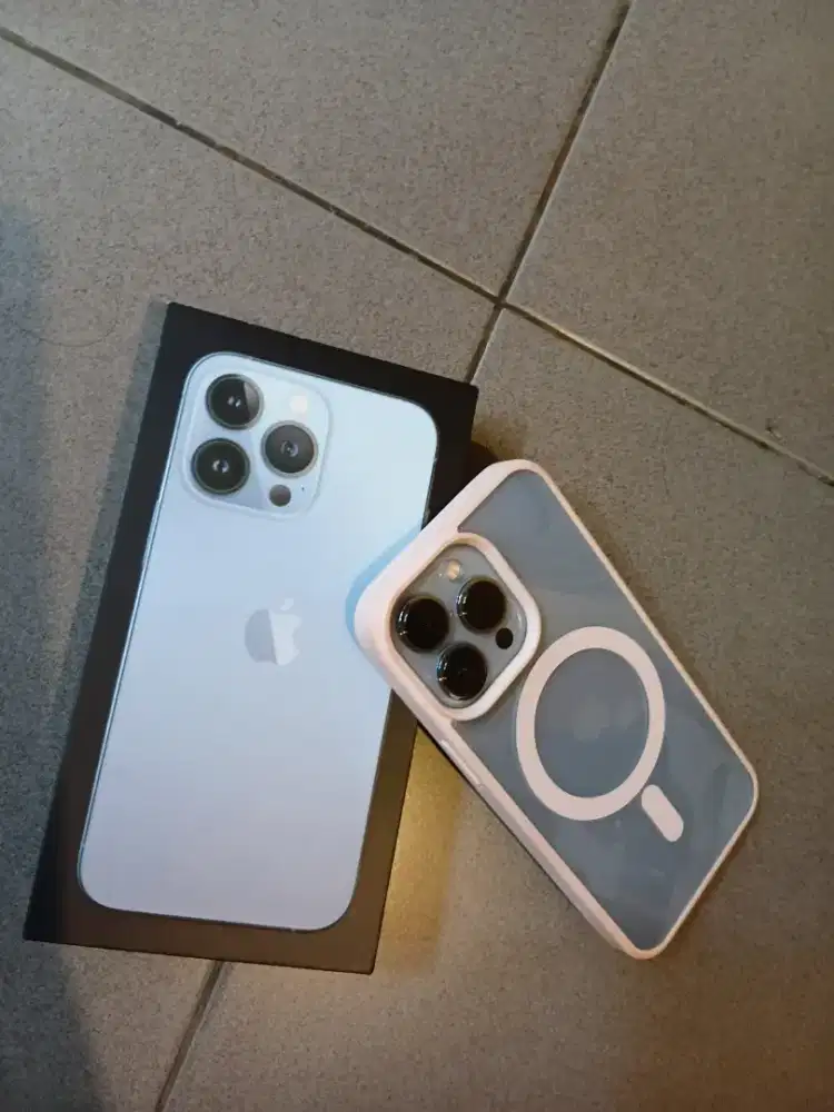 Iphone 13 pro 1TB Inter ZP/A all operator warna blue kondisi mulus
