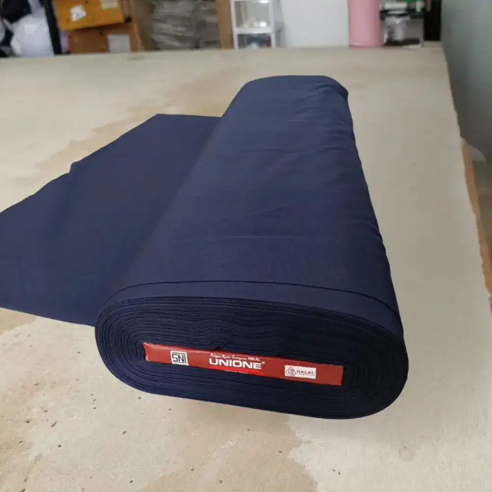 Dijual Murah kain Unione Drill Navy 3 roll Jakarta Timur