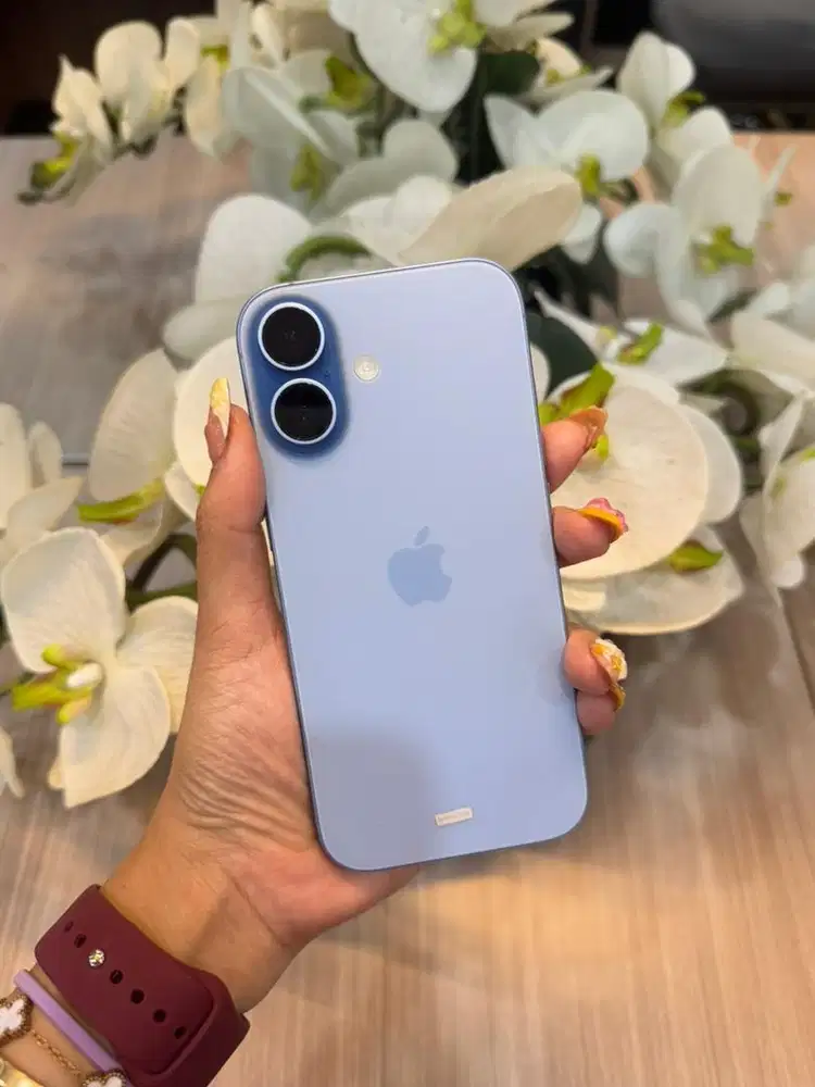 Iphone 17 256gb mist blue second resmi