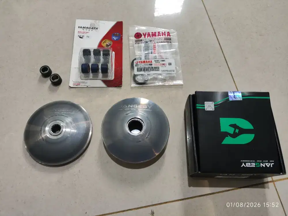 Pulley cvt primer /depan yamaha xeon seris gt125 rc karbu jangebay