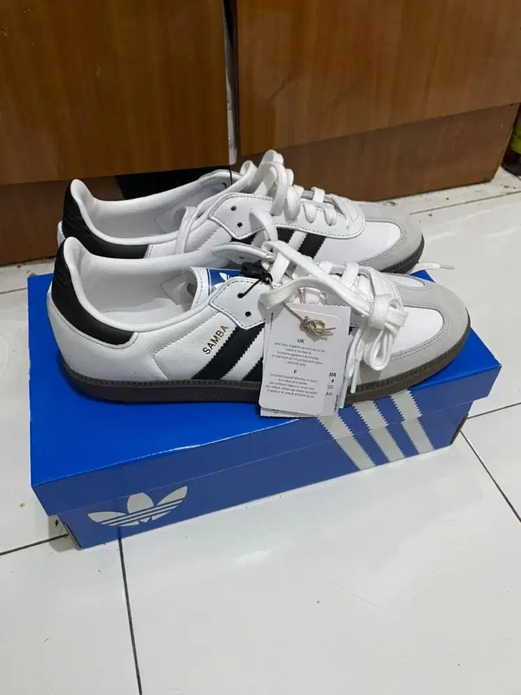 Addidas Samba White Ukuran 42