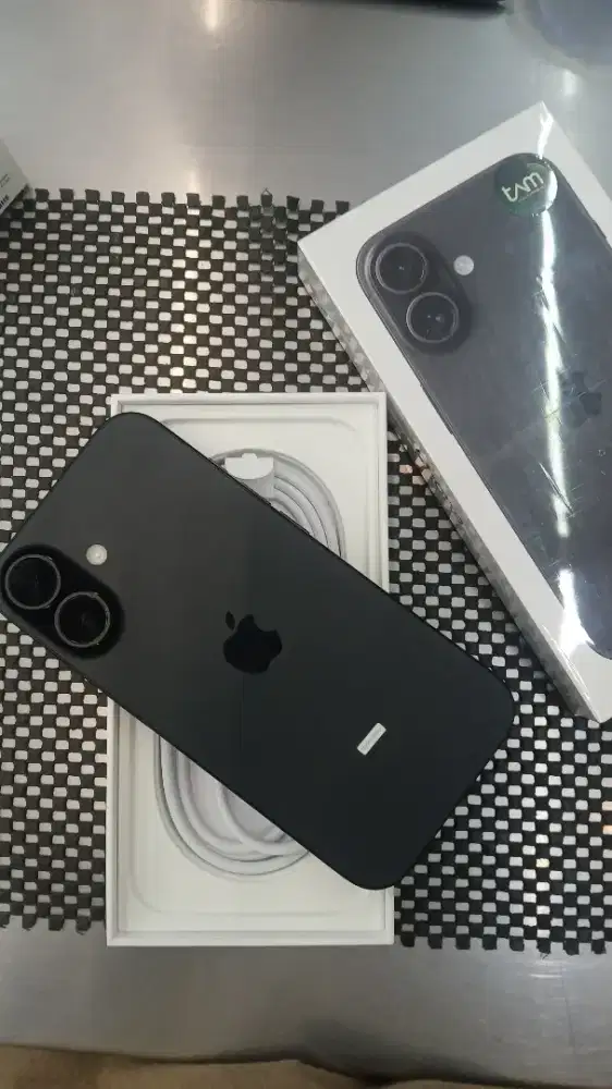IPHONE 16 BLACK 128GB IBOX READY PROMO AGUSTUS