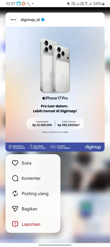 Promo potongan up to 2jt bisa pake cician juga ya