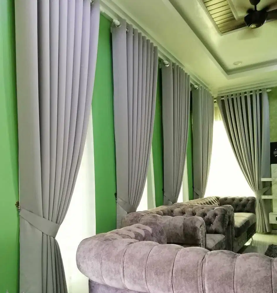 Jual gorden jendela model terbaru gorden pintu blackout gorden kantor