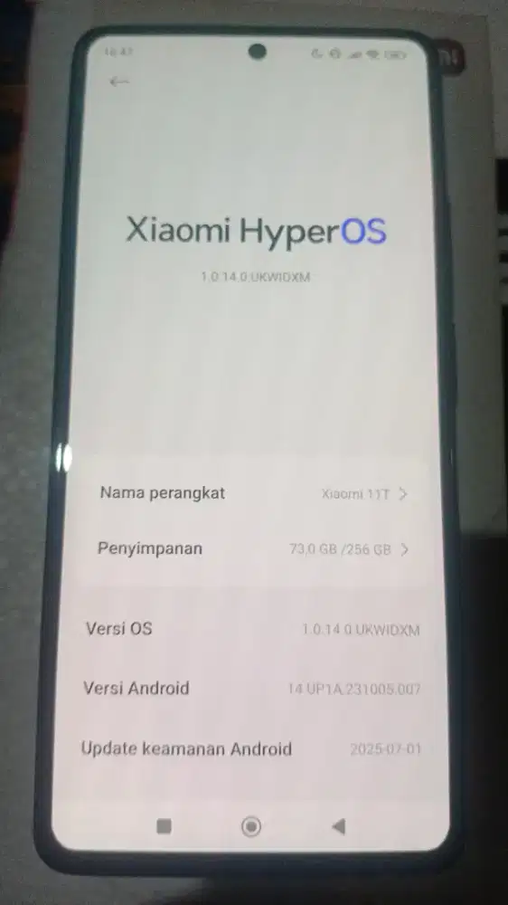 Dijual HP XIOMI 11T
