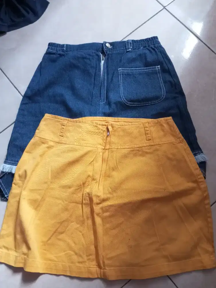 Rok katun dan Rok jeans