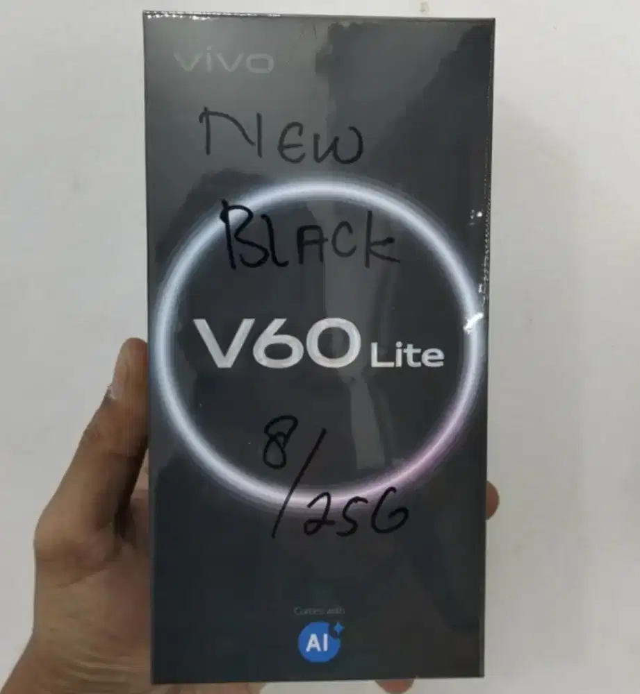 VIVO V60 Lite 4G 8/256 Black NEW Garansi Resmi Indonesia
