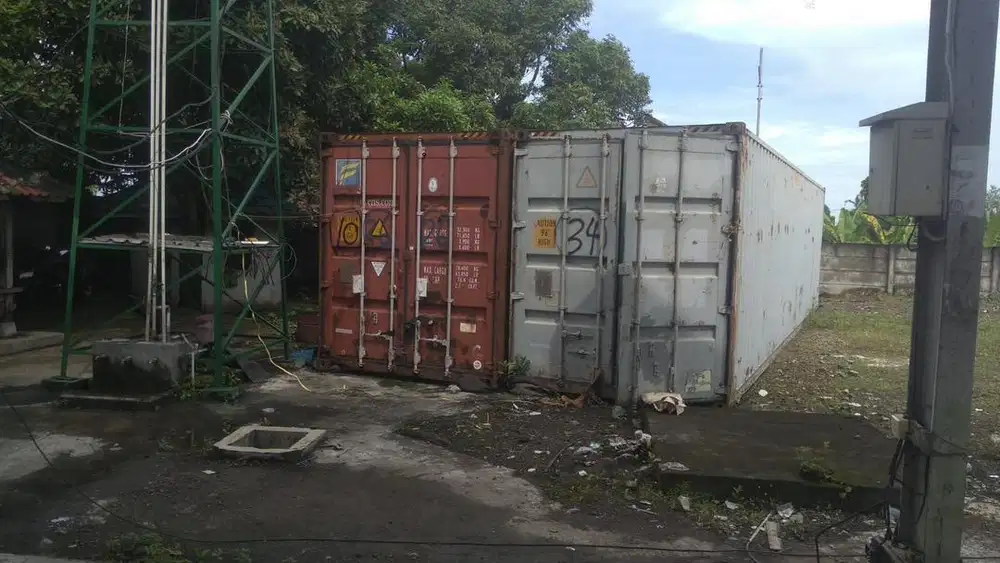 Dijual container 2 unit 40 HC