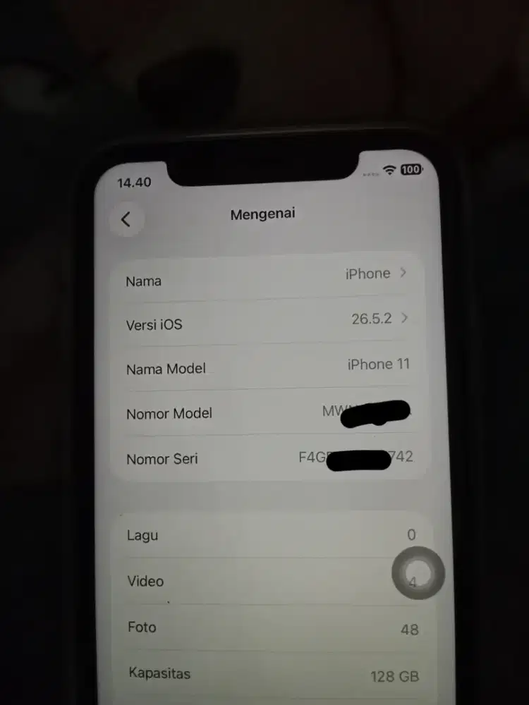 Iphone 11 inter 128 all oprator