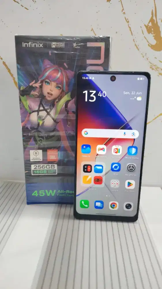Infinix note 40 8/256gb fullset