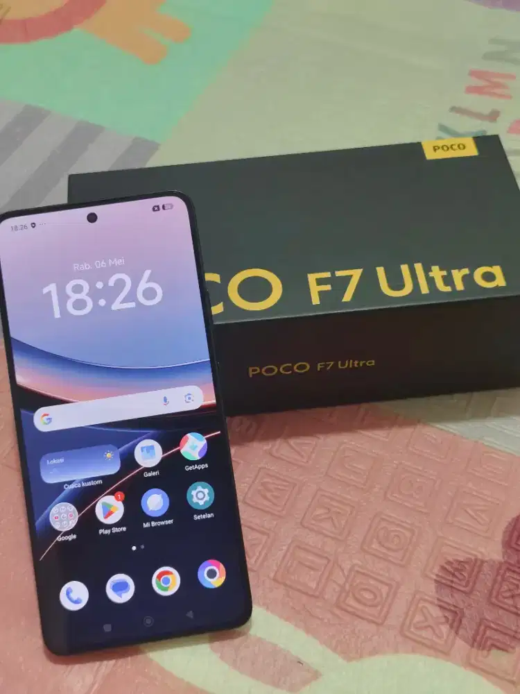 Poco f7 ultra 12/256gb lengkap