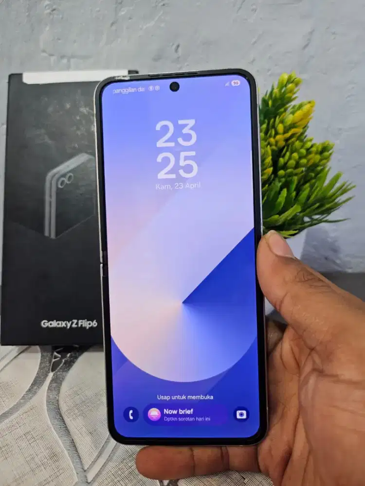 SAMSUNG Z FLIP 6 5G RAM 12/256GB ORIGINAL SEIN MULUS NORMAL FULLSHET