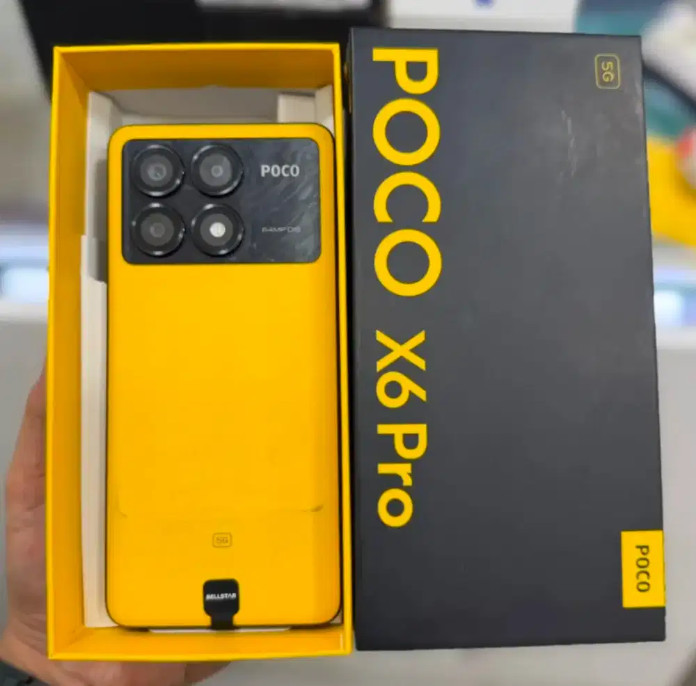 SECOND POCO X6 PRO 12/512GB Garansi Resmi Poco