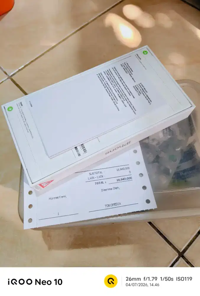 BARU 100% | iPhone Air 256GB 17 Air - iBox | Light Gold | GaransiResmi