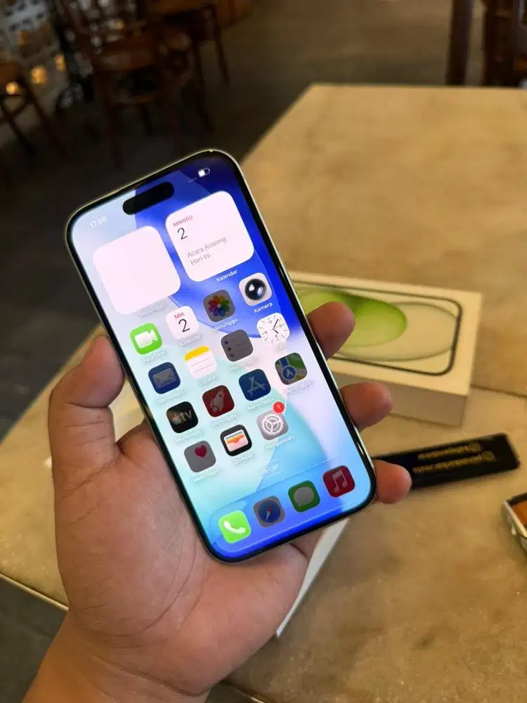 Iphone 15 128GB ex resmi iboxx fulset muluss mines laser kamera depan