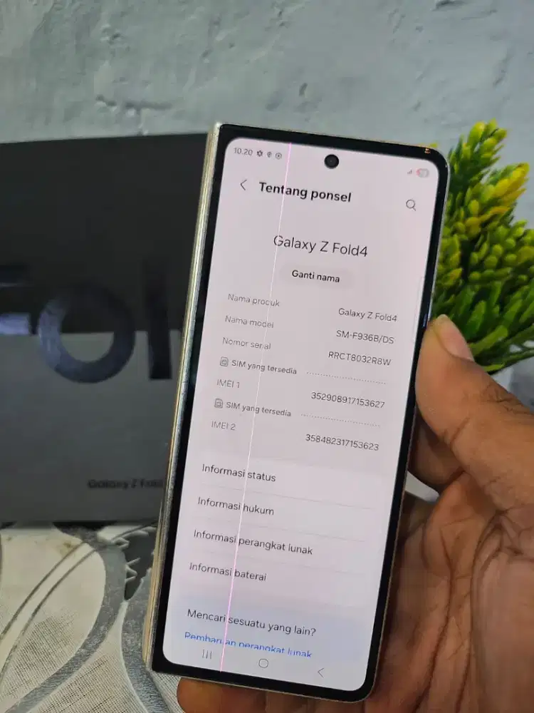 SAMSUNG Z FOLD 4 5G RAM 12/512GB ORIGINAL SEIN MULUS NORMAL FULLSHET