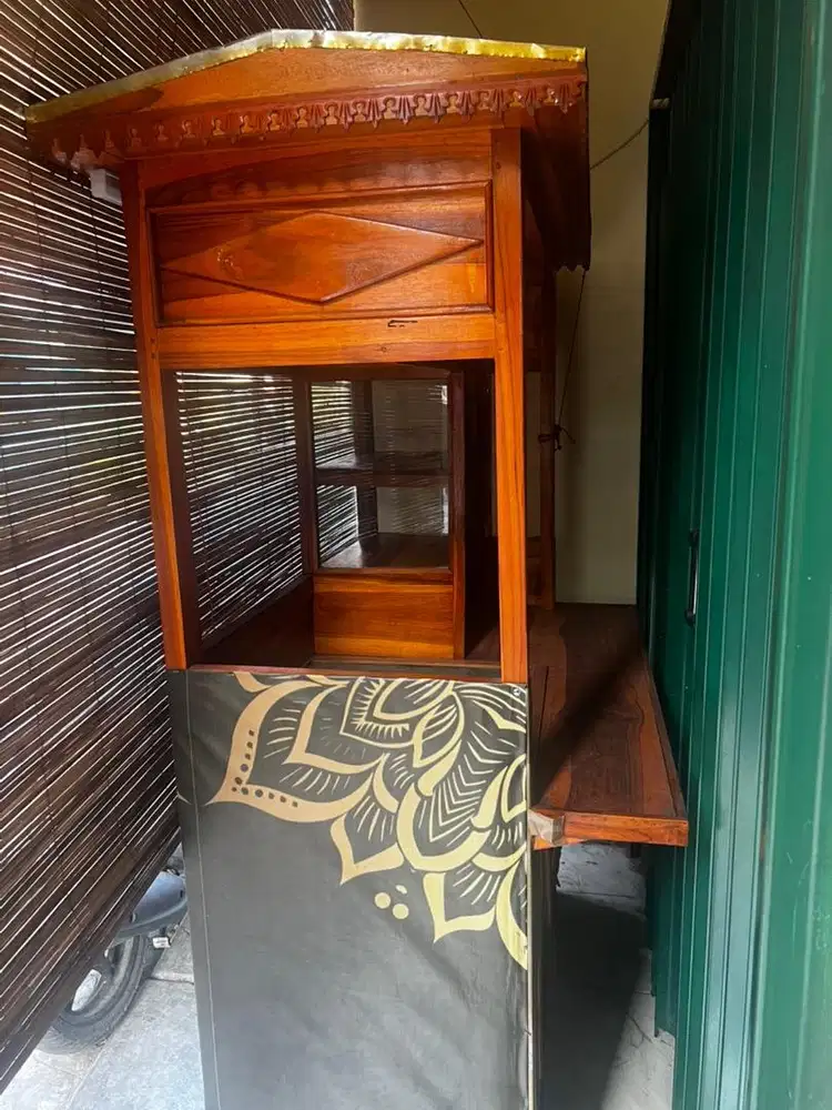 di jual gerobak bakso/soto bahan jati