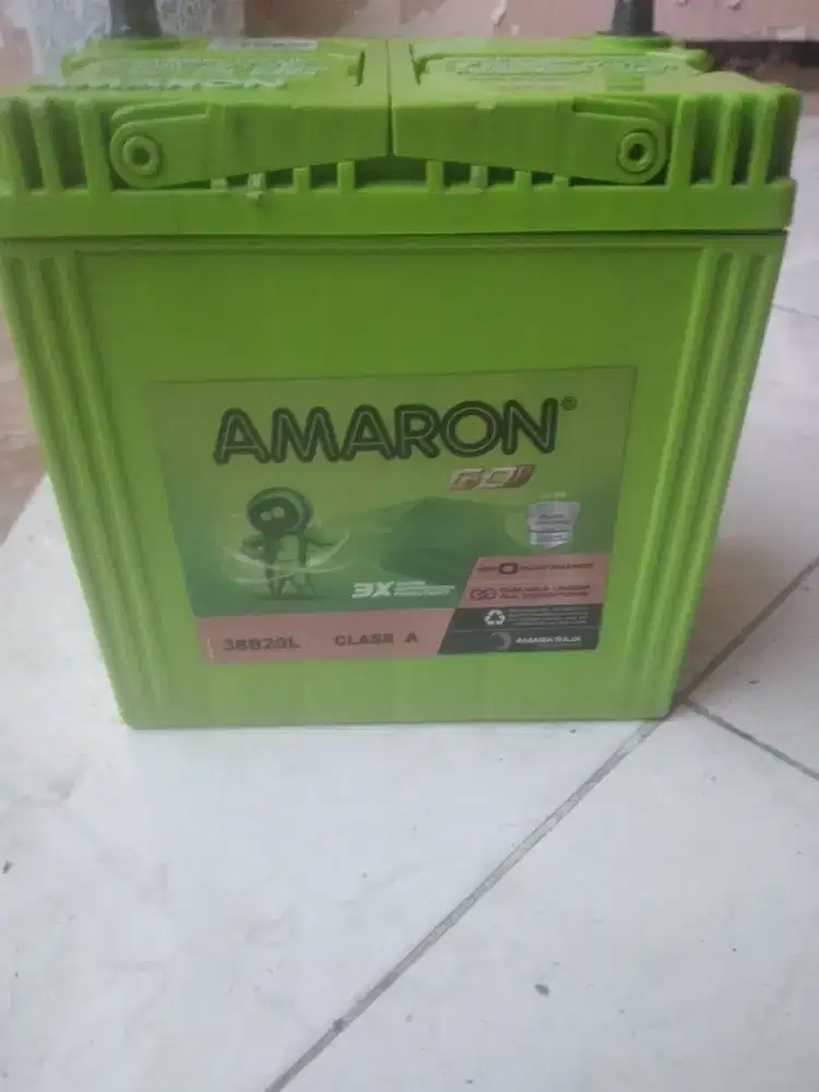 Aki Amaron Go Ns 40 ZL kondisi soak