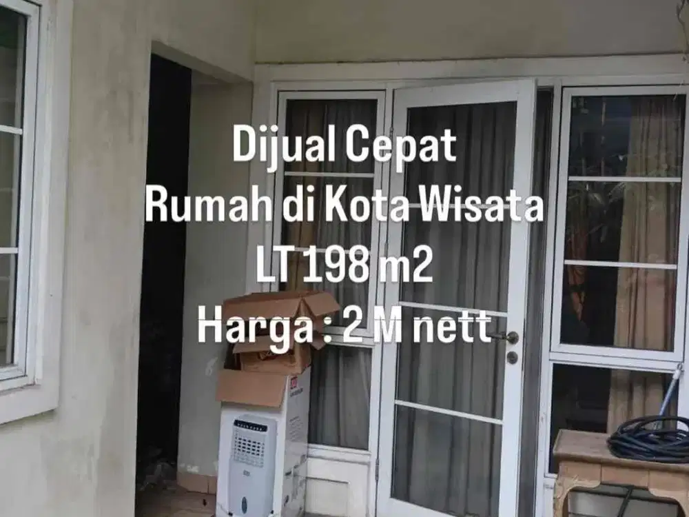 Rumah Termurah Minim renovasi cocok untuk investasi di kota wisata cibubur jakarta timur