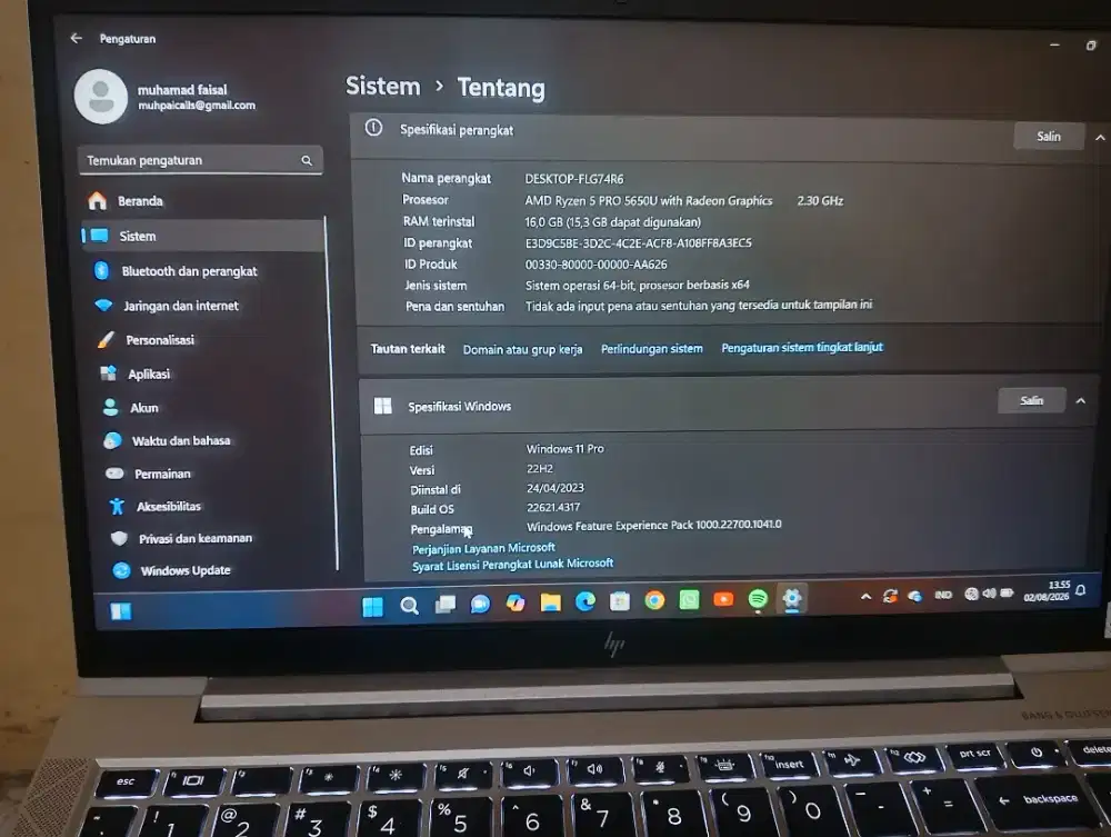 hp Elitebook g8 845